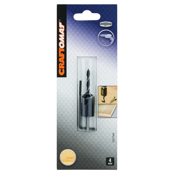 Craftomat Yılan Matkap Ucu 4x40x70 mm 90 Derece 