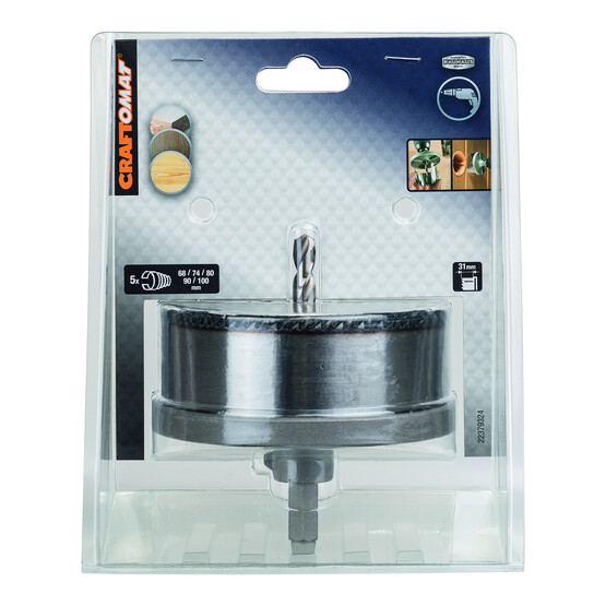 Craftomat Delik Açma Testere Set 68-100 mm 