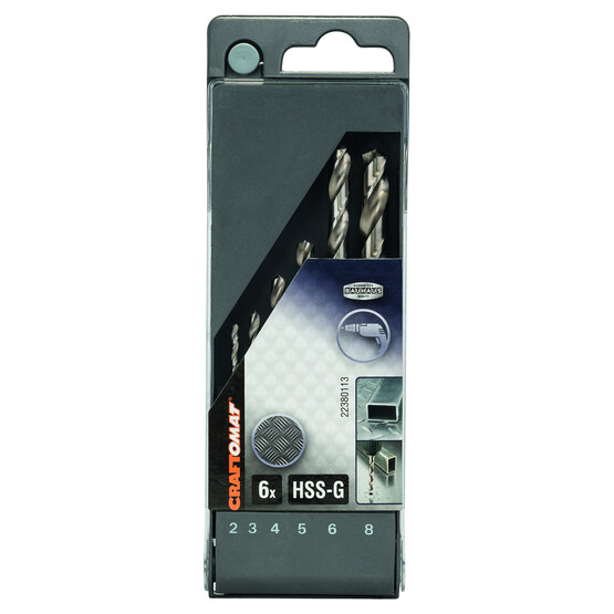 Craftomat HSS-G Metal Matkap Ucu Set 2-8 mm 