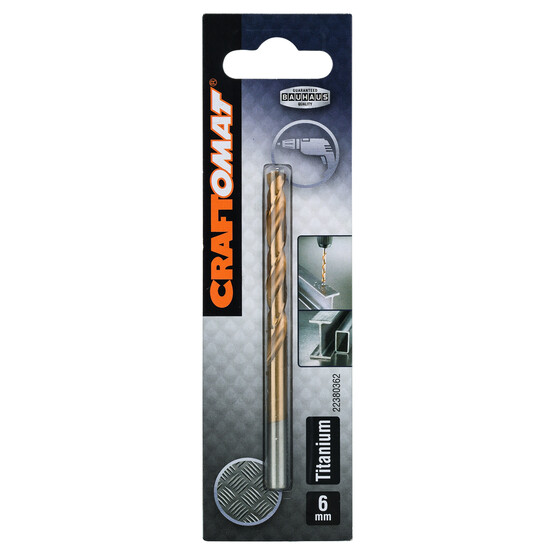 Craftomat HSS-TiN Metal Matkap Ucu 6x57x93 mm 