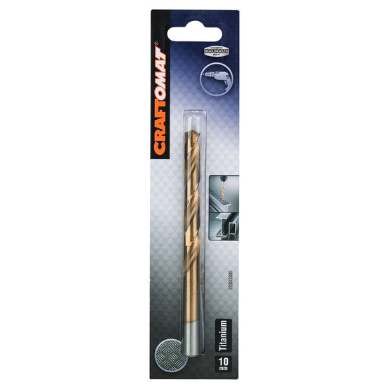 Craftomat HSS-TiN Metal Matkap Ucu 10x87x133 mm 