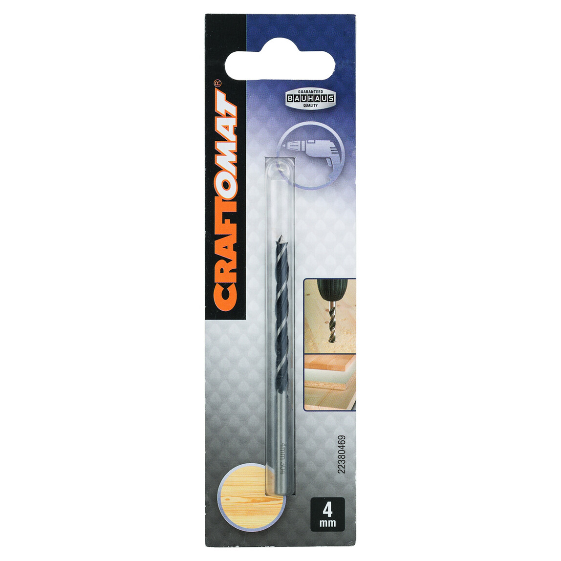    Craftomat Yılan Ahşap Matkap Ucu 4x45x75 mm  