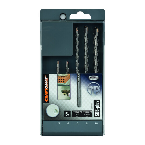 Craftomat SDS-Plus Kırıcı Delici Set 5'li 