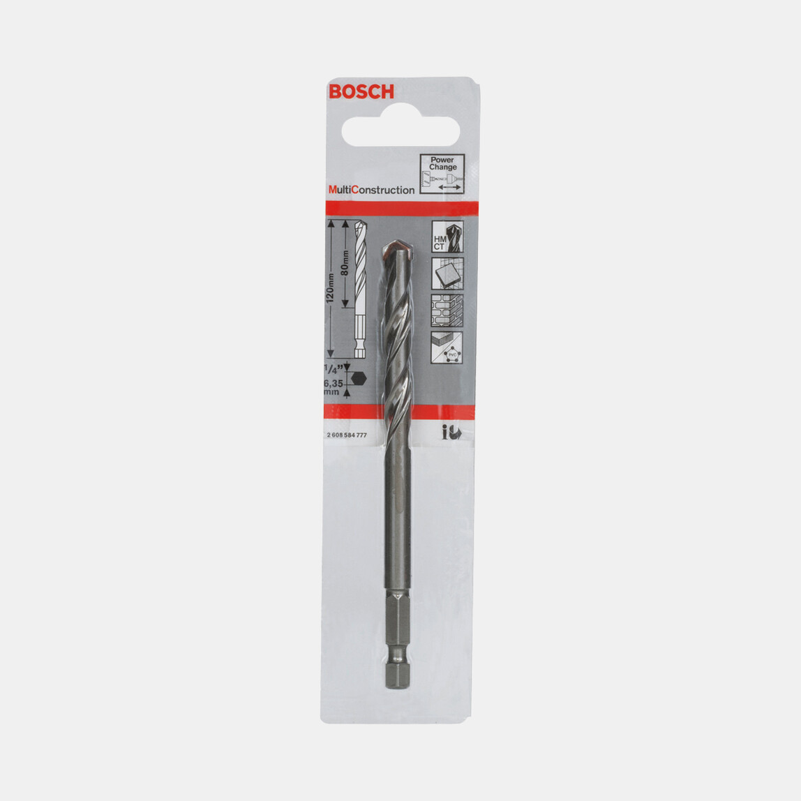    Bosch Merkezleme Ucu HEx TC 120 mm  