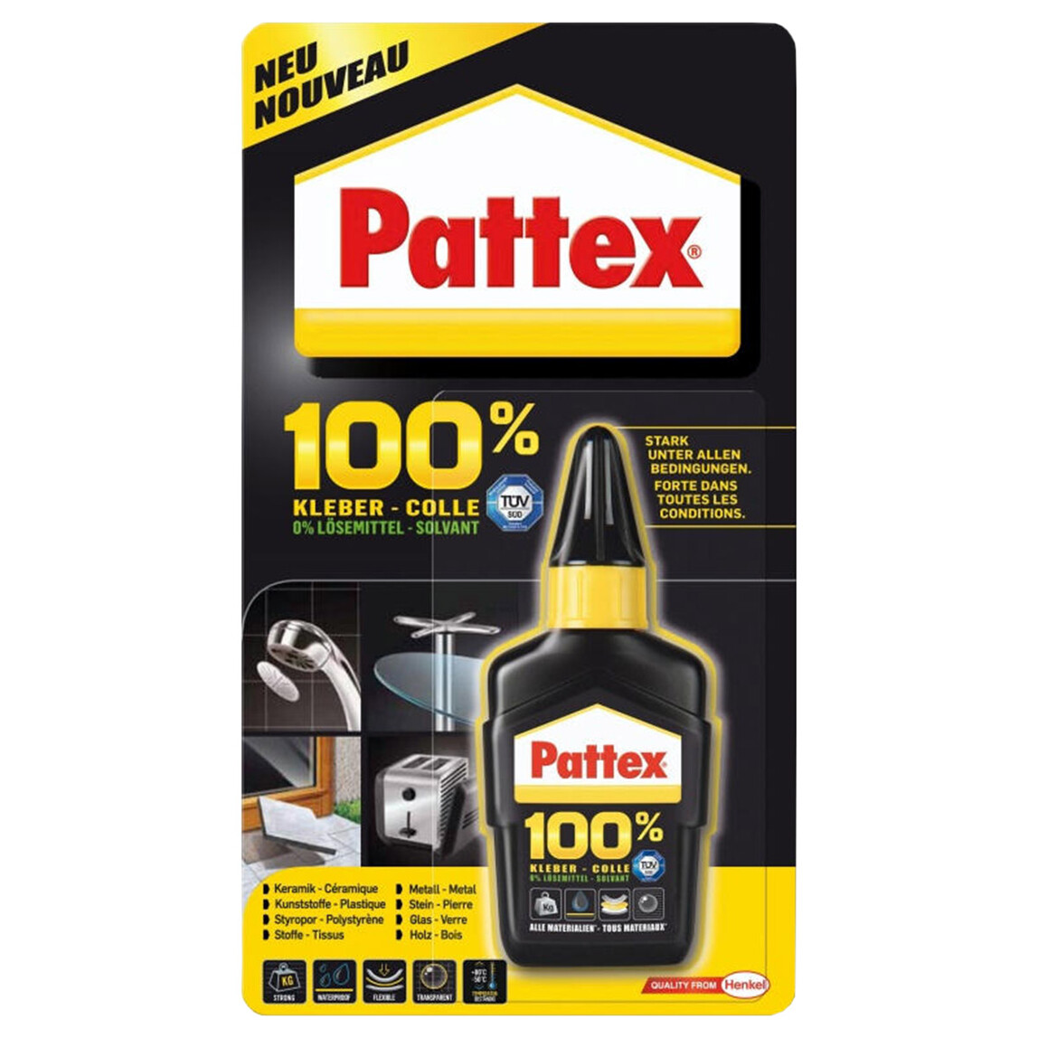    Pattex 100% Çok Amaçlı Yapıştırıcı 50 Gr  