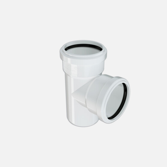 Hakan Boru 50X50 mm Çatal 87 Pvc-U  