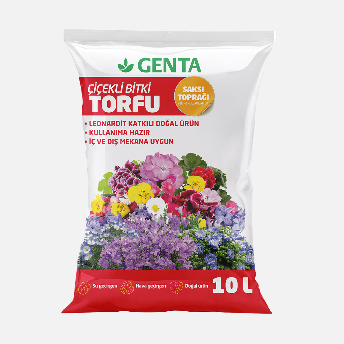    Genta Sardunya ve Çiçekli Bitki Torfu 10 lt  