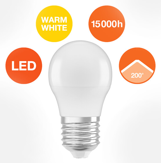 Osram P40 4.9 W Sarı Klasik E27 Duy Led Ampul  
