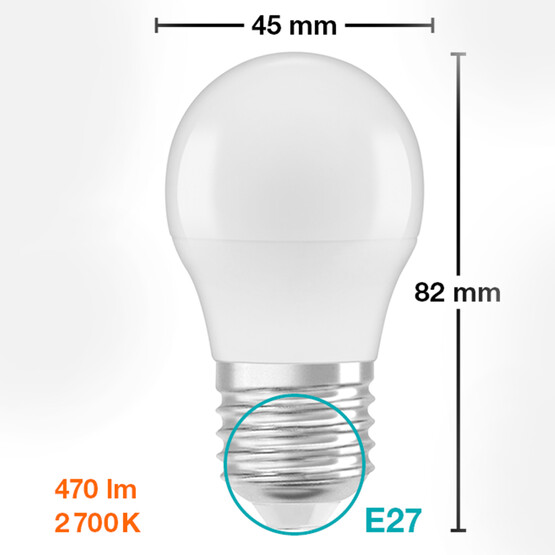 Osram P40 4.9 W Sarı Klasik E27 Duy Led Ampul  