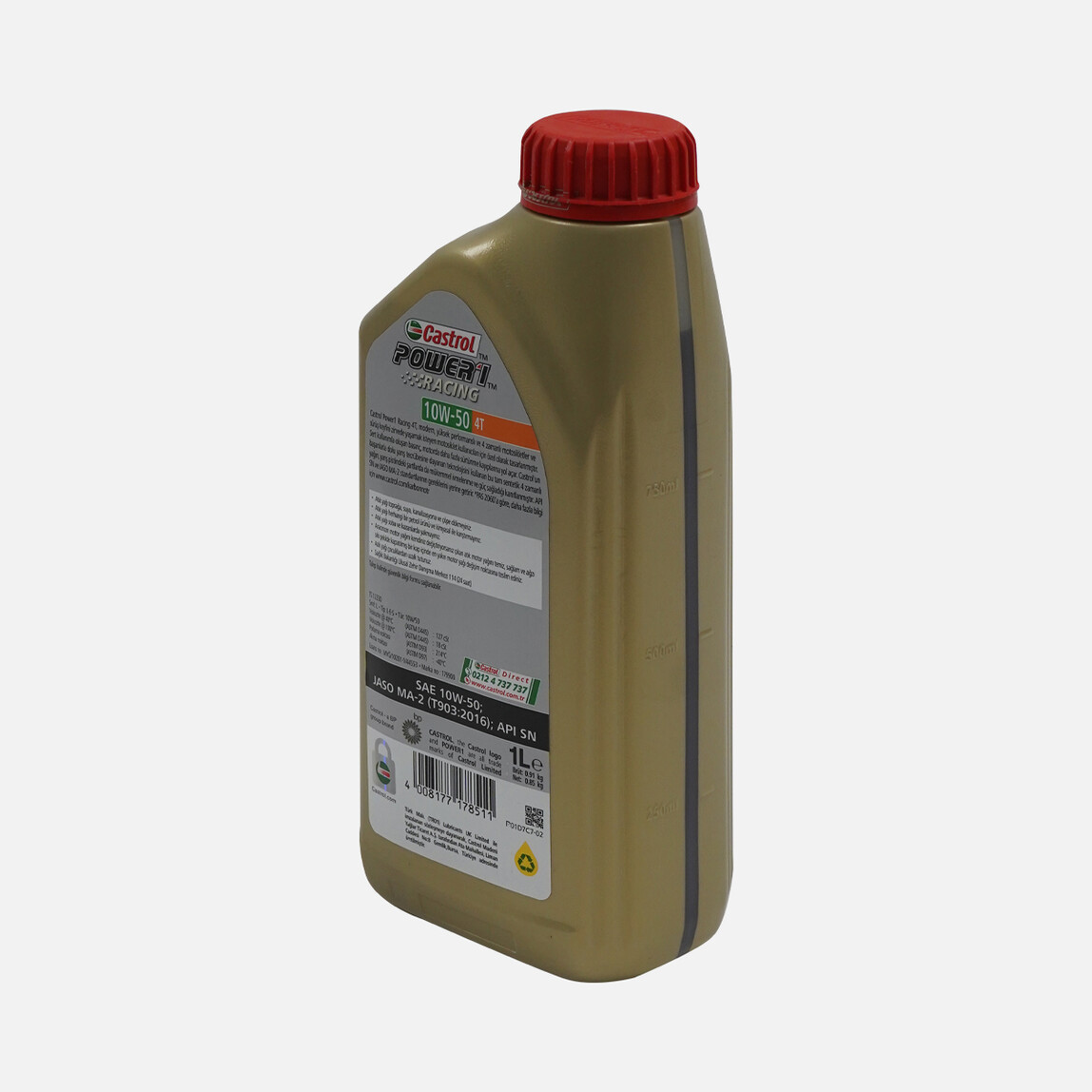    Castrol Power1 Racing 10W-50 4T 1 Lt 4 Zamanlı Motor Yağı 
