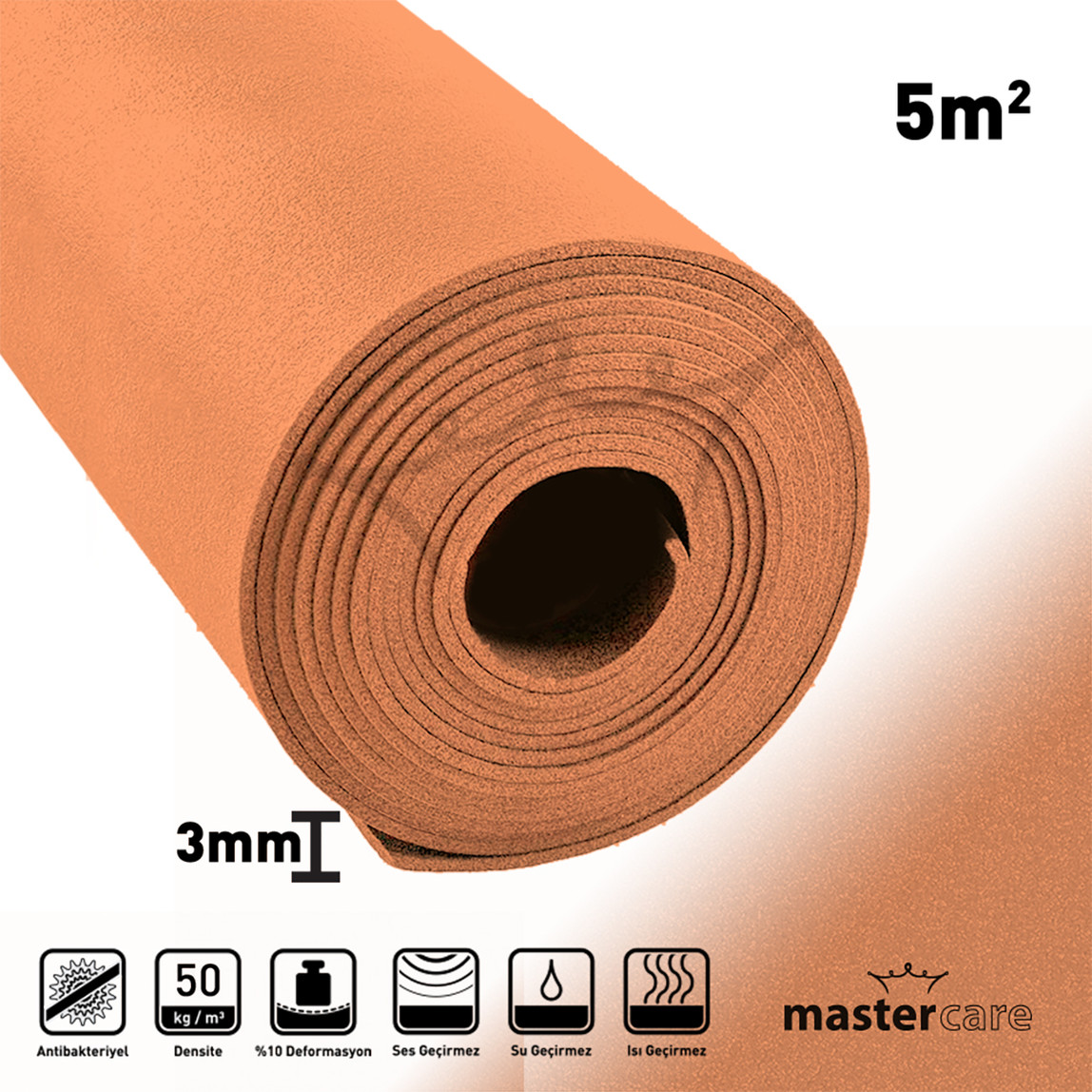    Mastercare 3mm Mastercare Klasik Seri Ses Yalıtımı Rulosu 