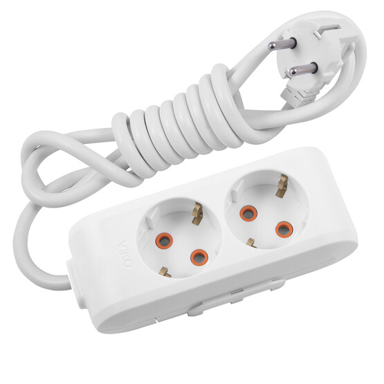 Viko Multilet İkili Topraklı Kablolu 3m 