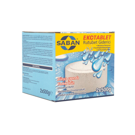 Saban Nem Alıcı Yedek Tablet 2x500 Gr Vanilya 