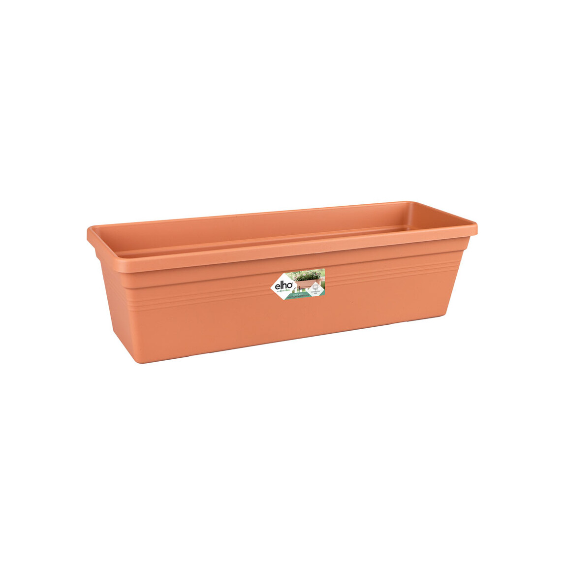    Elho Green Basics Balkon Saksısı Kahve 80 cm  