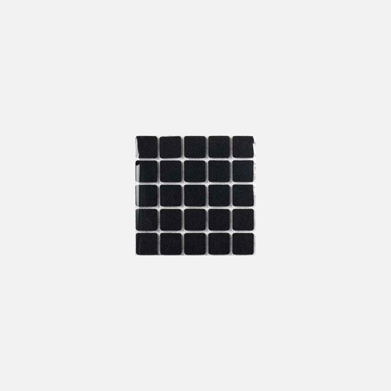 Adilon Yapışkanlı Keçe 20x20mm 25'li Siyah 