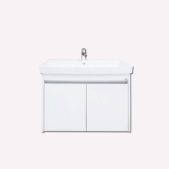 Polka Devrez  Banyo Dolabı Alt Modül Beyaz