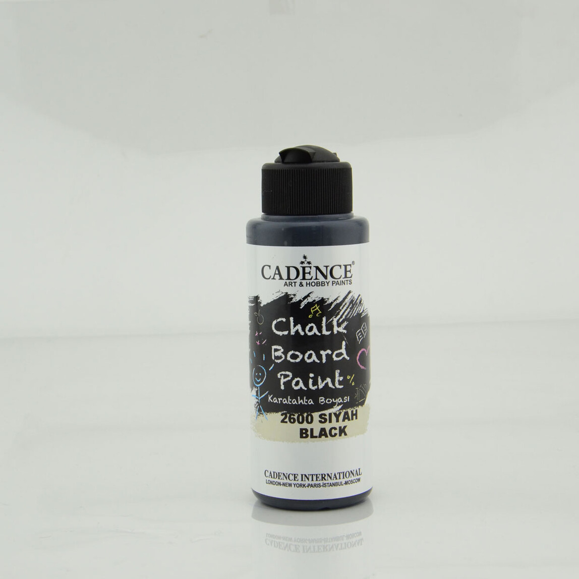    Cadence Kara Tahta Boyası Siyah 120 ml  