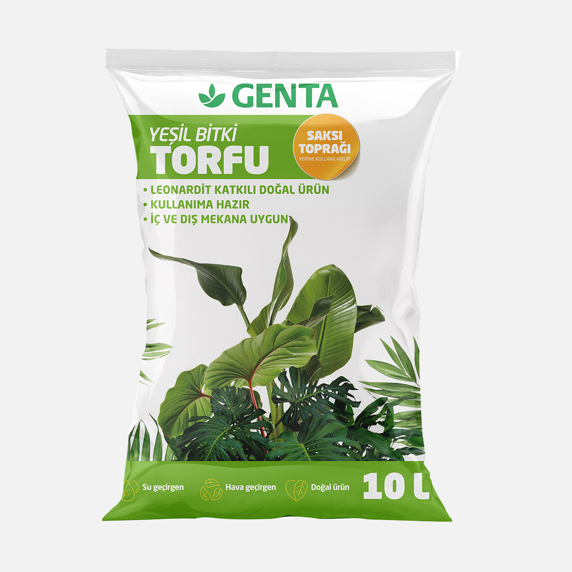    Genta Yeşil Bitki Torfu 10 lt  