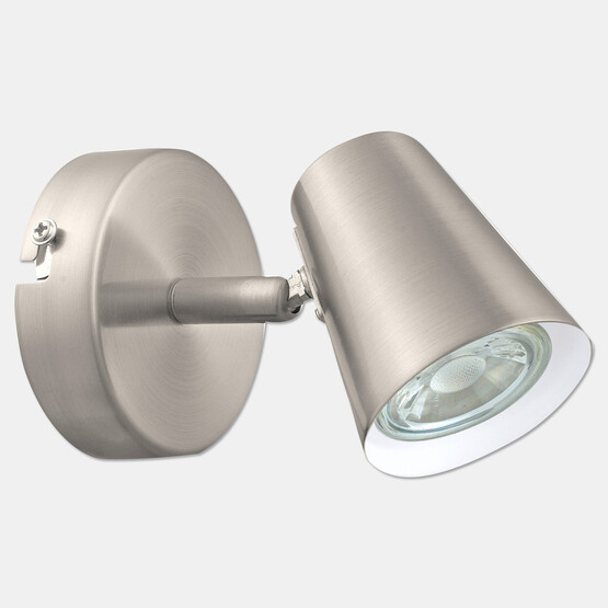 Eglo Travale 3.3 W Ledli GU10 Duy Yuvarlak Sıvaüstü Spot 1 Adet Gümüş 