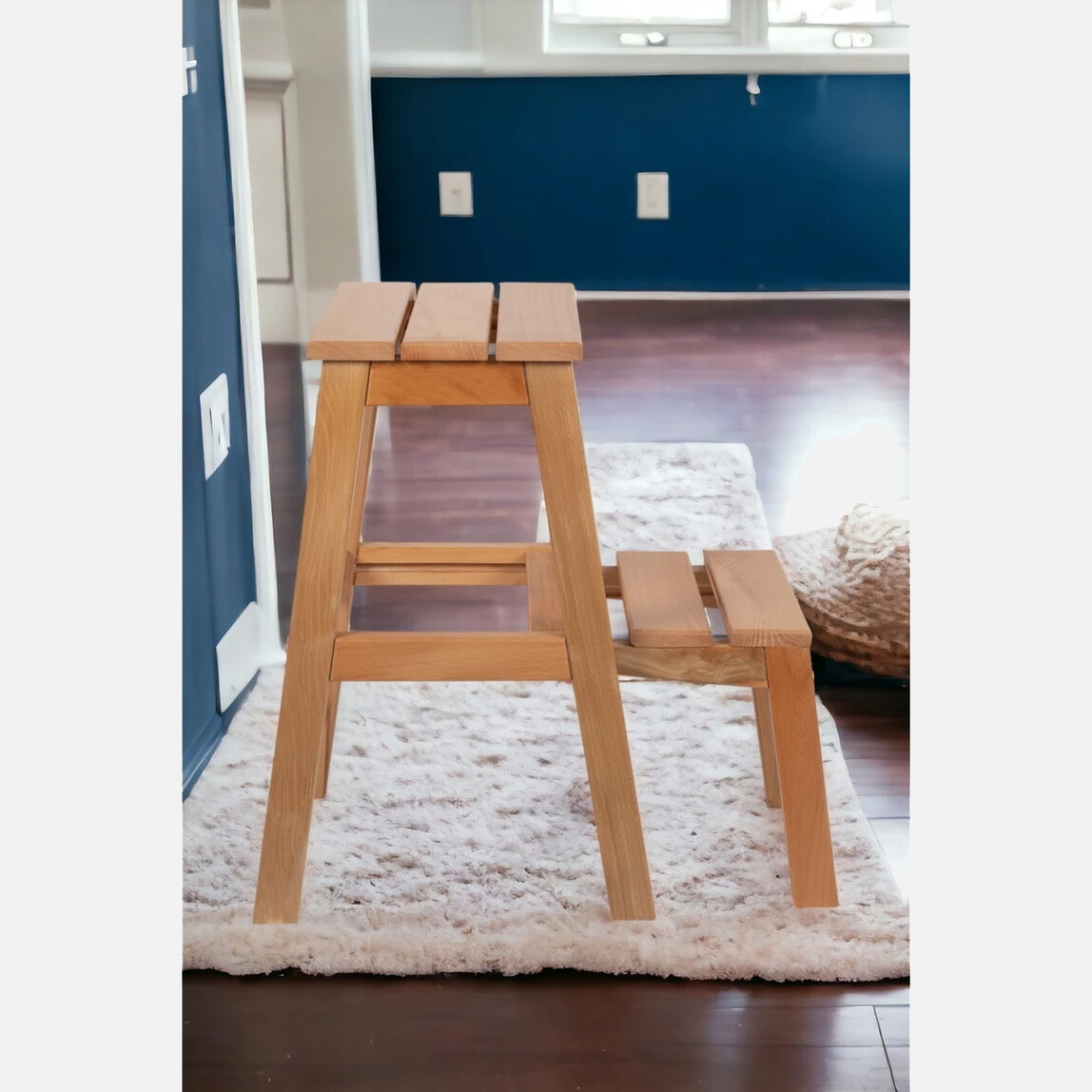    Hestia Merdiven Tabure Naturel 55 cm  