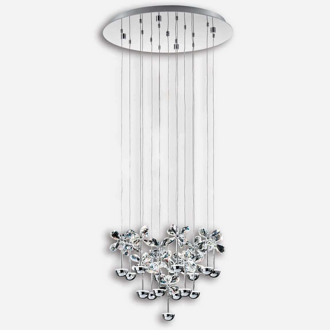    Eglo Pianopoli Modern Tekli Led Metal Yuvarlak Sarkıt Avize  