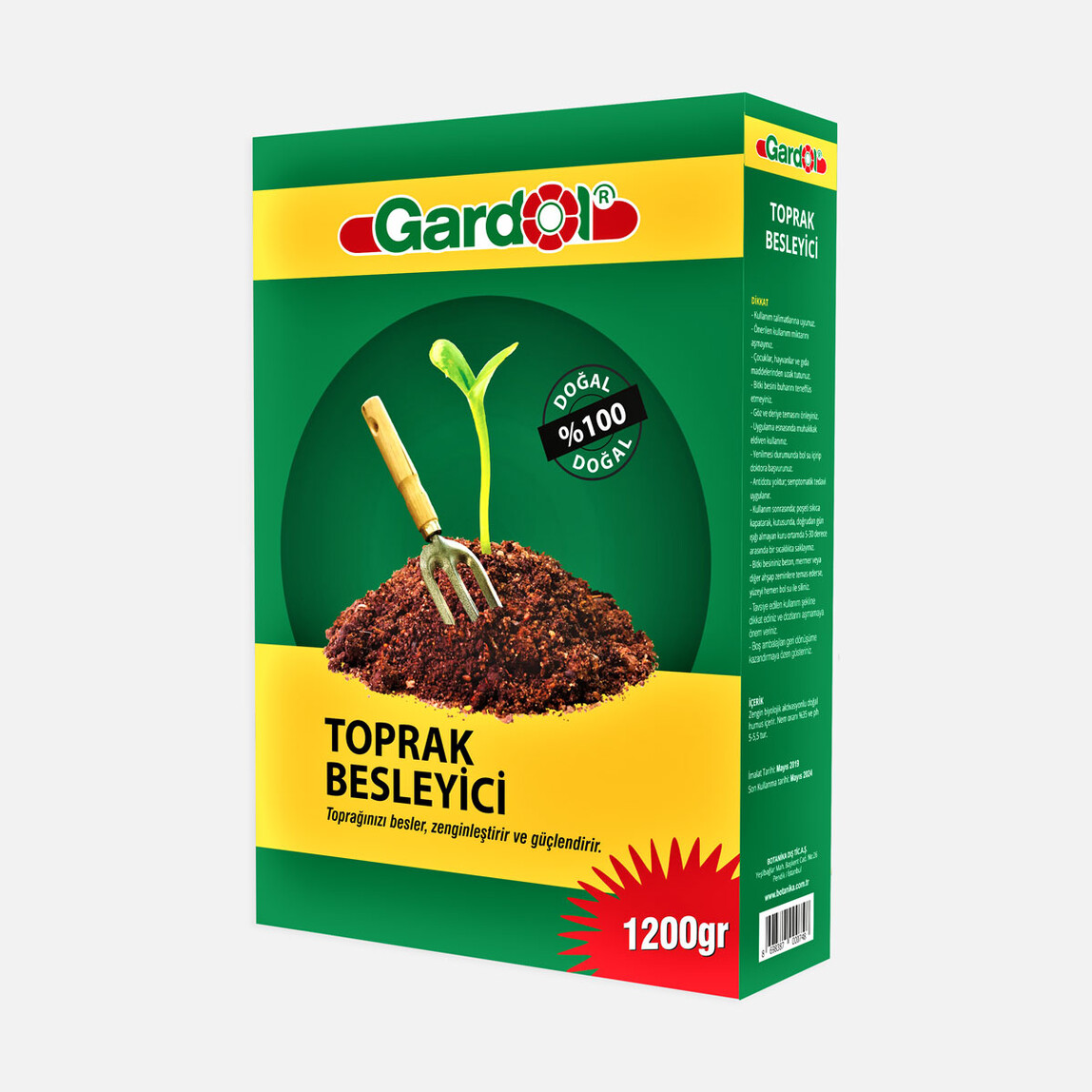    Gardol Toprak İçin Katı Gübre 1200 gr  