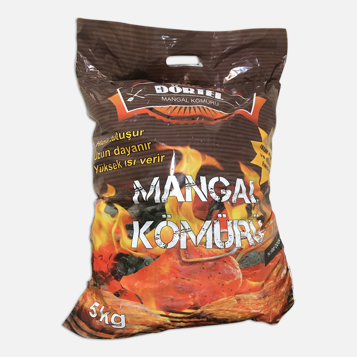    Dörtel 5 Kg Mangal Kömürü 