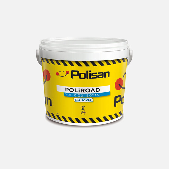 Polisan 2,5 lt Su Bazlı Yol Çizgi Boyası Sarı