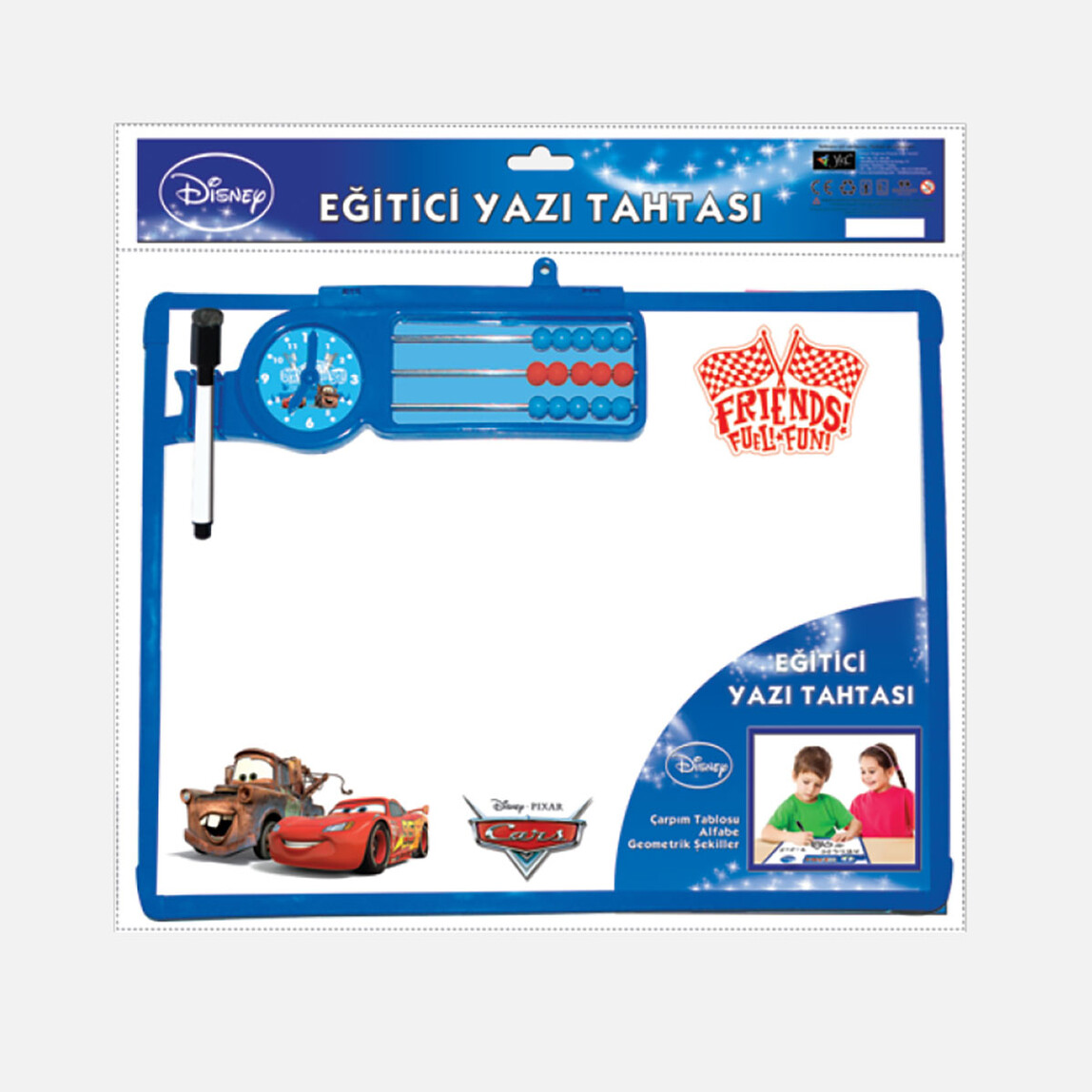    Disney Cars Eğitici Yazı Tahtası  