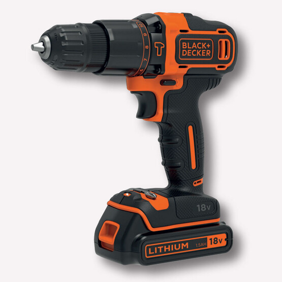 Black&Decker BDCHD18KB 18V Li-ion Çift Akülü 2 Vites Darbeli Matkap 