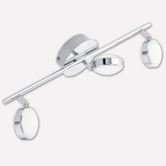 Eglo Salto 5.4 W Ledli Yuvarlak Sıvaüstü Spot 3 Adet Gümüş 