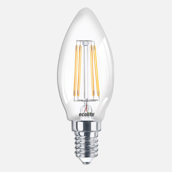 Ecolite Filament C35 4 W Beyaz Mum E14 Duy Led Ampul  