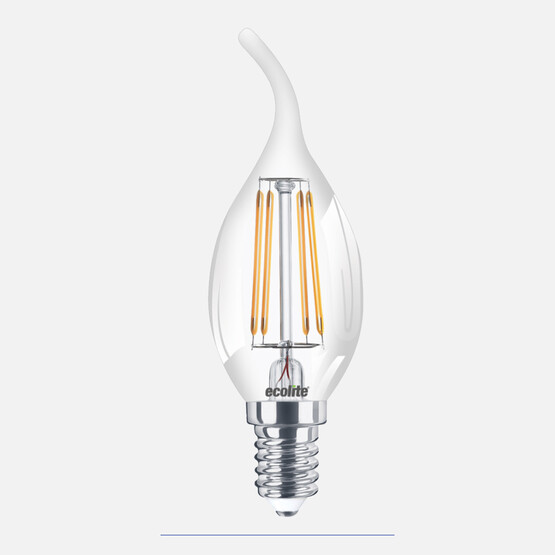 Ecolite Filament C35 4 W Beyaz Mum E14 Duy Led Ampul  