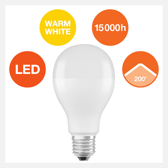 Osram A150 20 W Sarı Klasik E27 Duy Led Ampul  