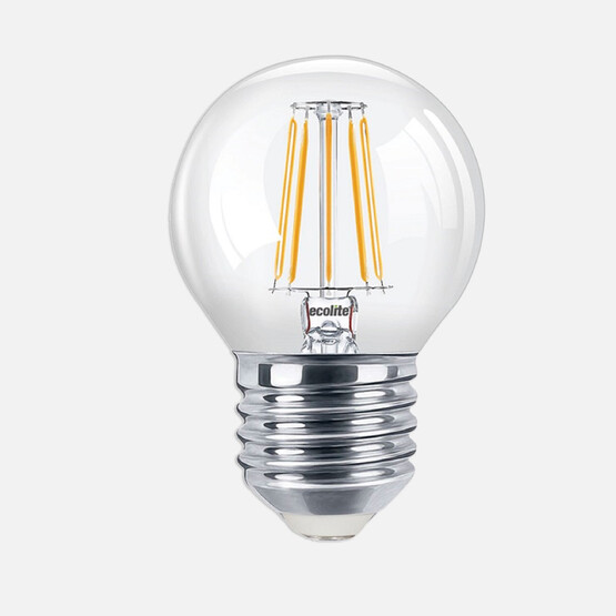 Ecolite Filament G45 4 W Beyaz Klasik E27 Duy Led Ampul  