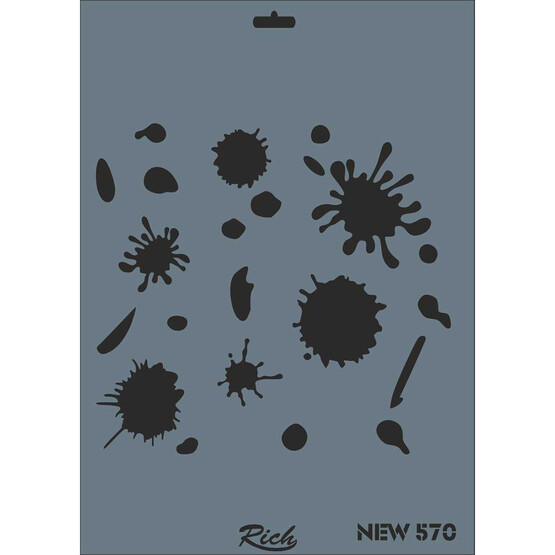 Rich Stencil New Xl 25x35 cm