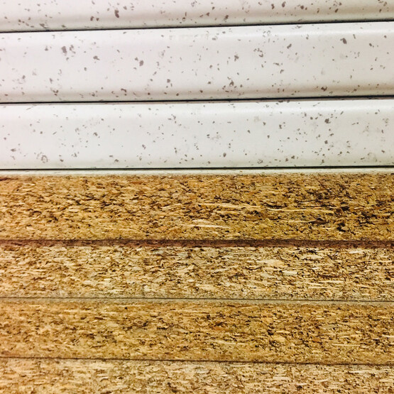 Fly Beyaz Gri Benekli Laminant 366cm Mutfak Tezgahı 
