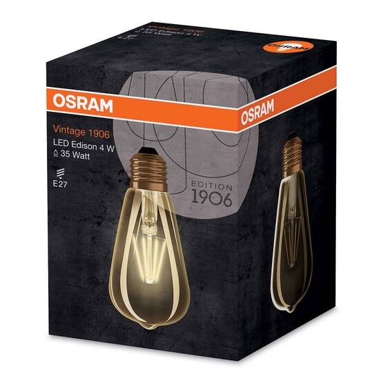 Osram Gold 4 W Sarı Mum E27 Duy Led Ampul  