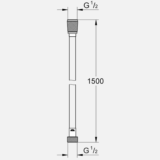 Grohe Silverflex Spiral Duş Hortumu 150 cm  