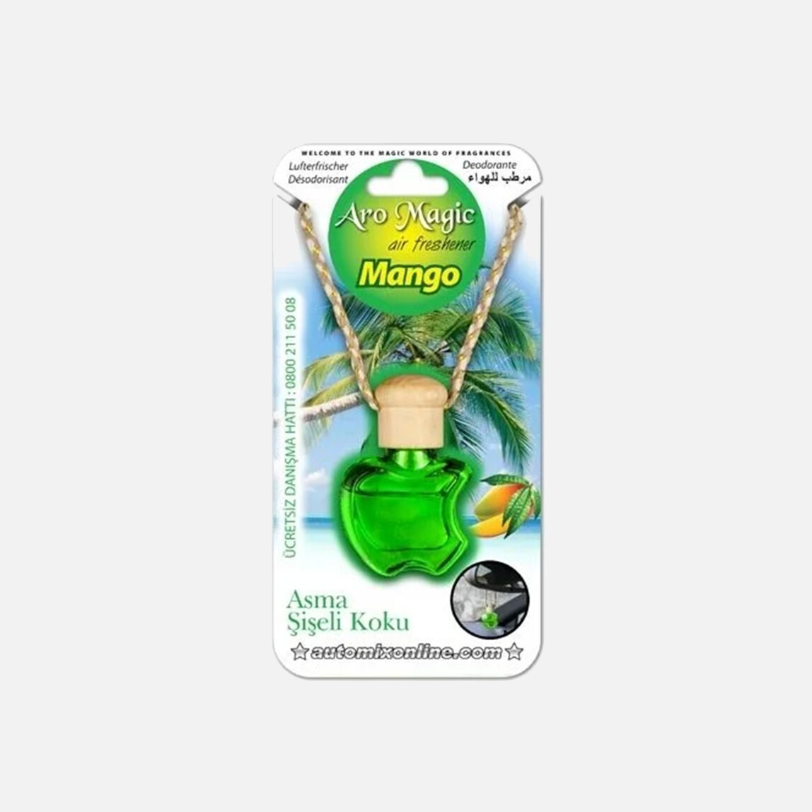    Automix Aromagic Şişeli Asma Koku Mango 