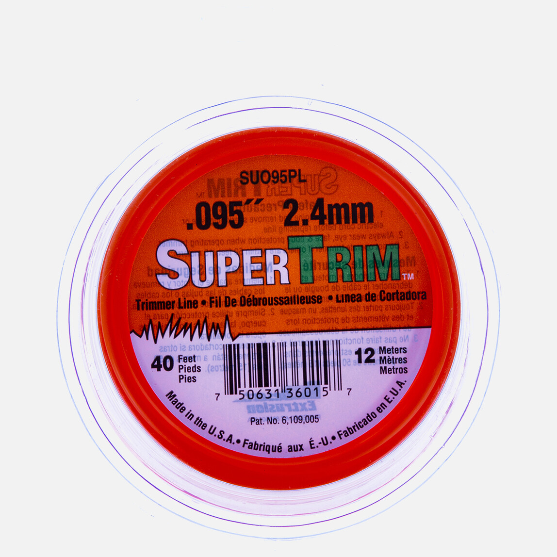    Supertrim Misina 2.4mm 12M Turuncu        