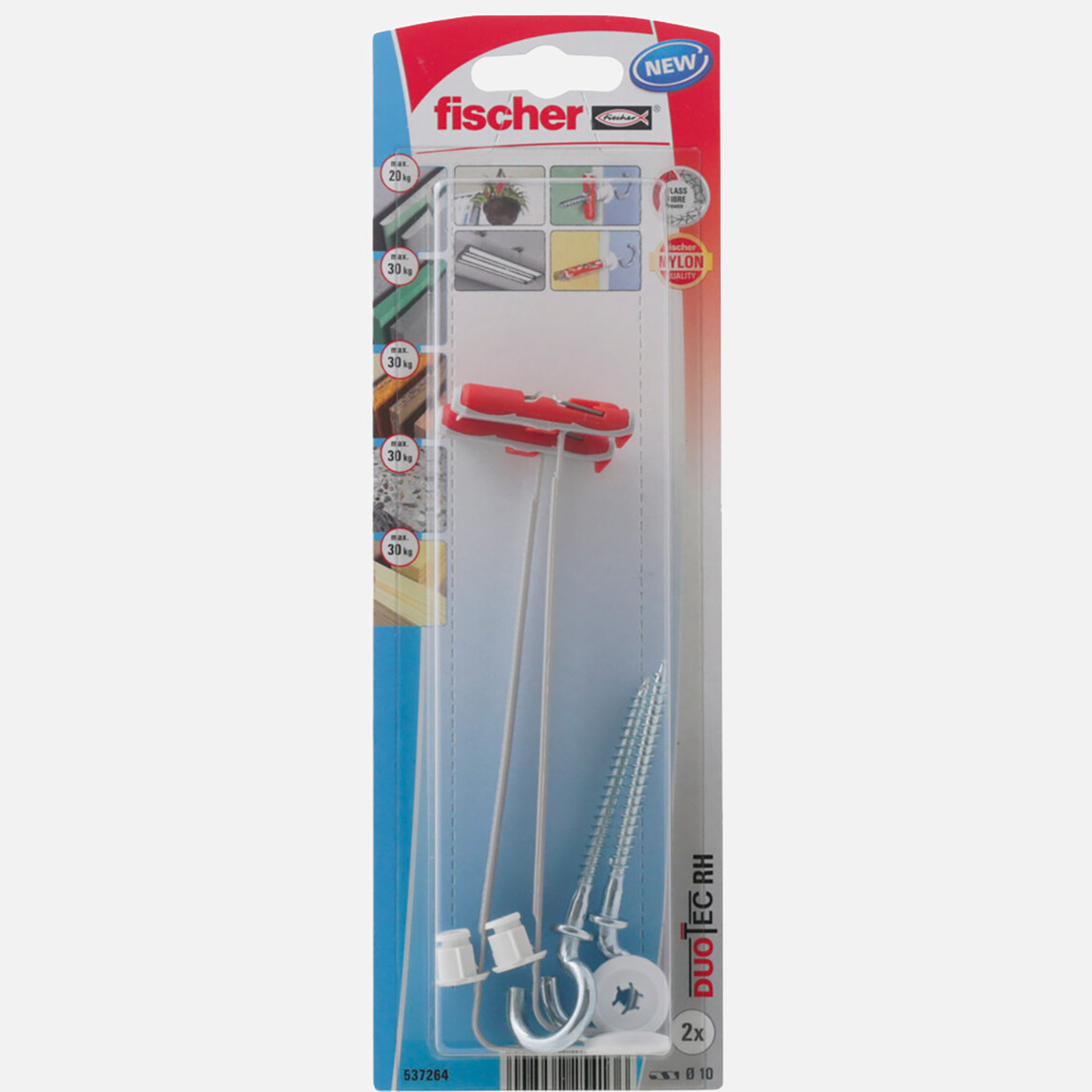    Fischer Duotec 10 RH K NV Dübel   