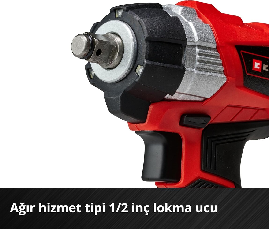    Einhell TE-CW 18 Li BL PXC 18V Li-ion Akülü Darbeli Somun Sıkma Makinesi-Solo (Akü ve Şarj Cihazı Dahil Değildir.) 
