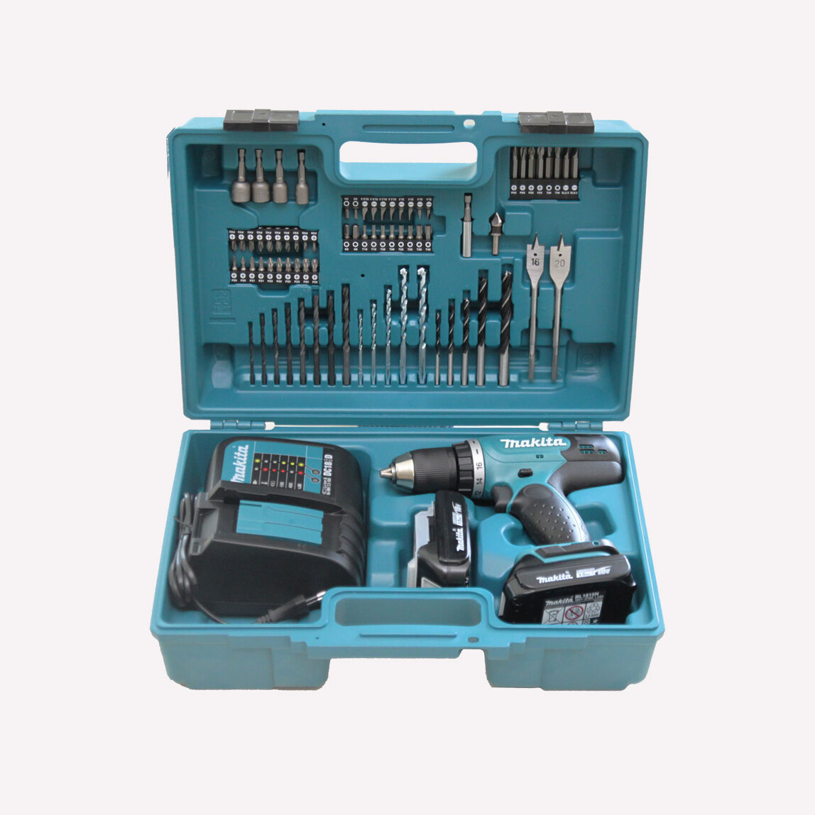    Makita DHP453SYX1 18 V 1.5 Ah 2 Akülü Li-ion Akülü Matkap 