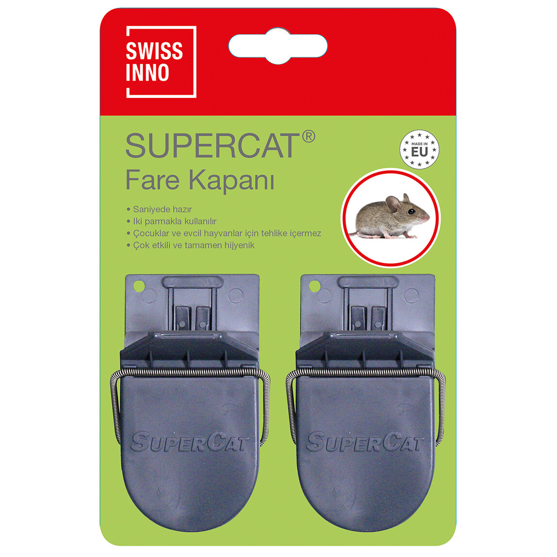    Swissinno SuperCat 2'li Fare Kapanı   