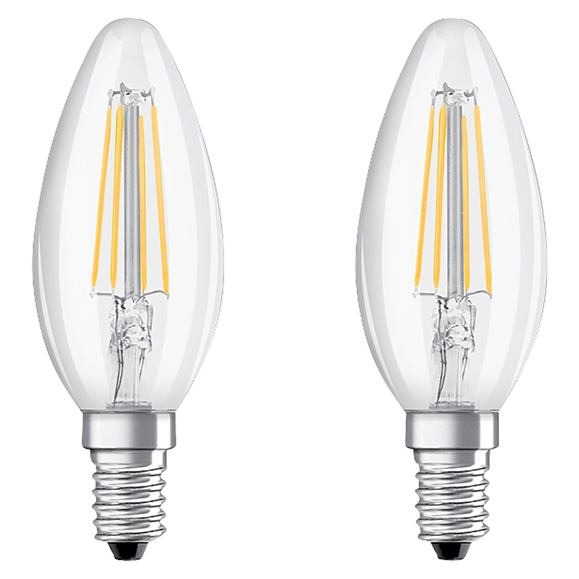    Osram 40 W Beyaz Mum E14 Duy 2'li Led Ampul   