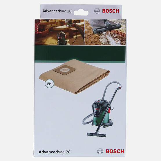 Bosch ADVVAC20 5'li Toz Torbası 