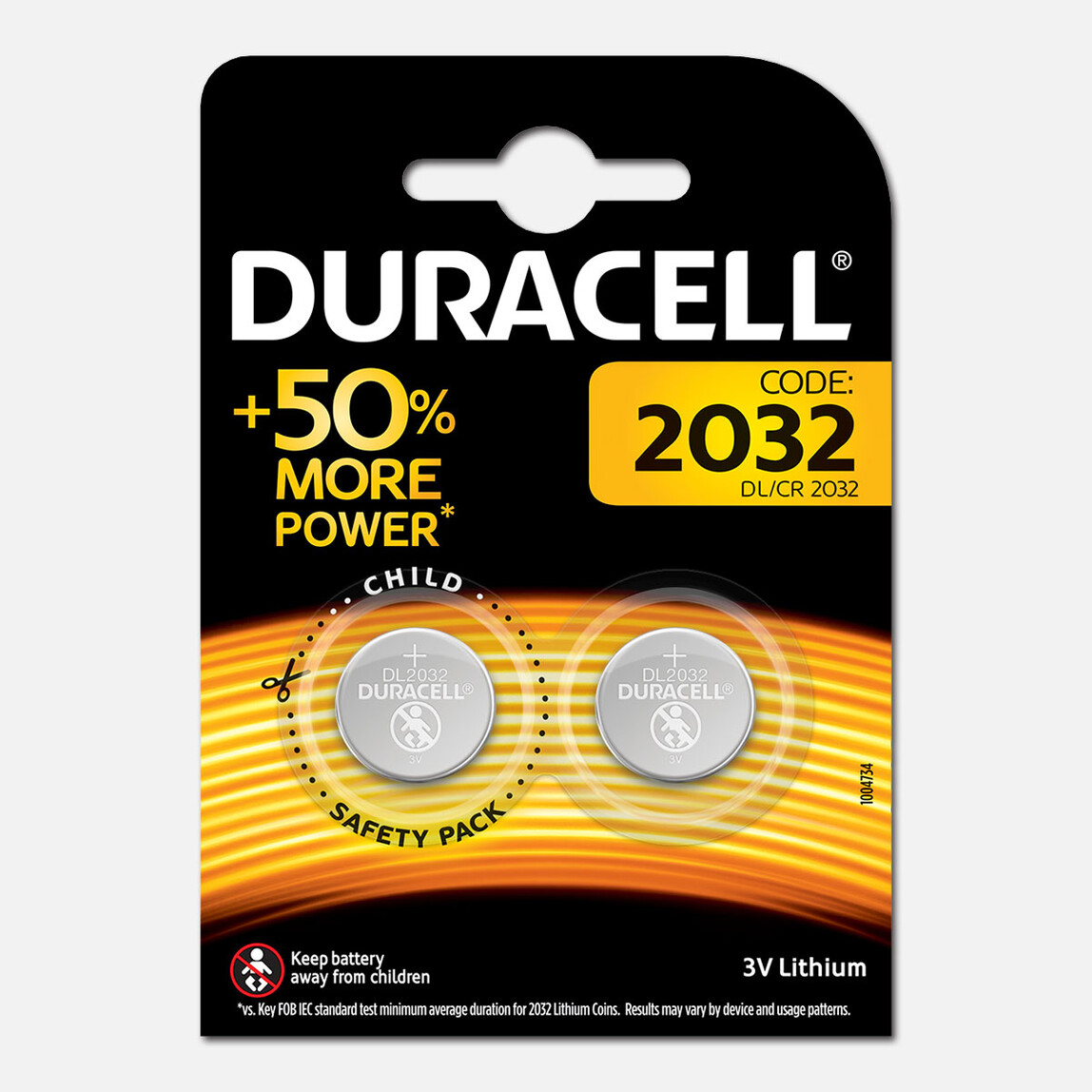    Duracell Düğme Pil 2032 2'Li Paket  