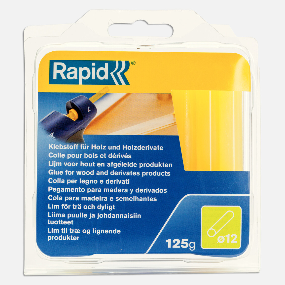    Rapid 125G D12X94 mm Silikon Çubuk Beyaz  