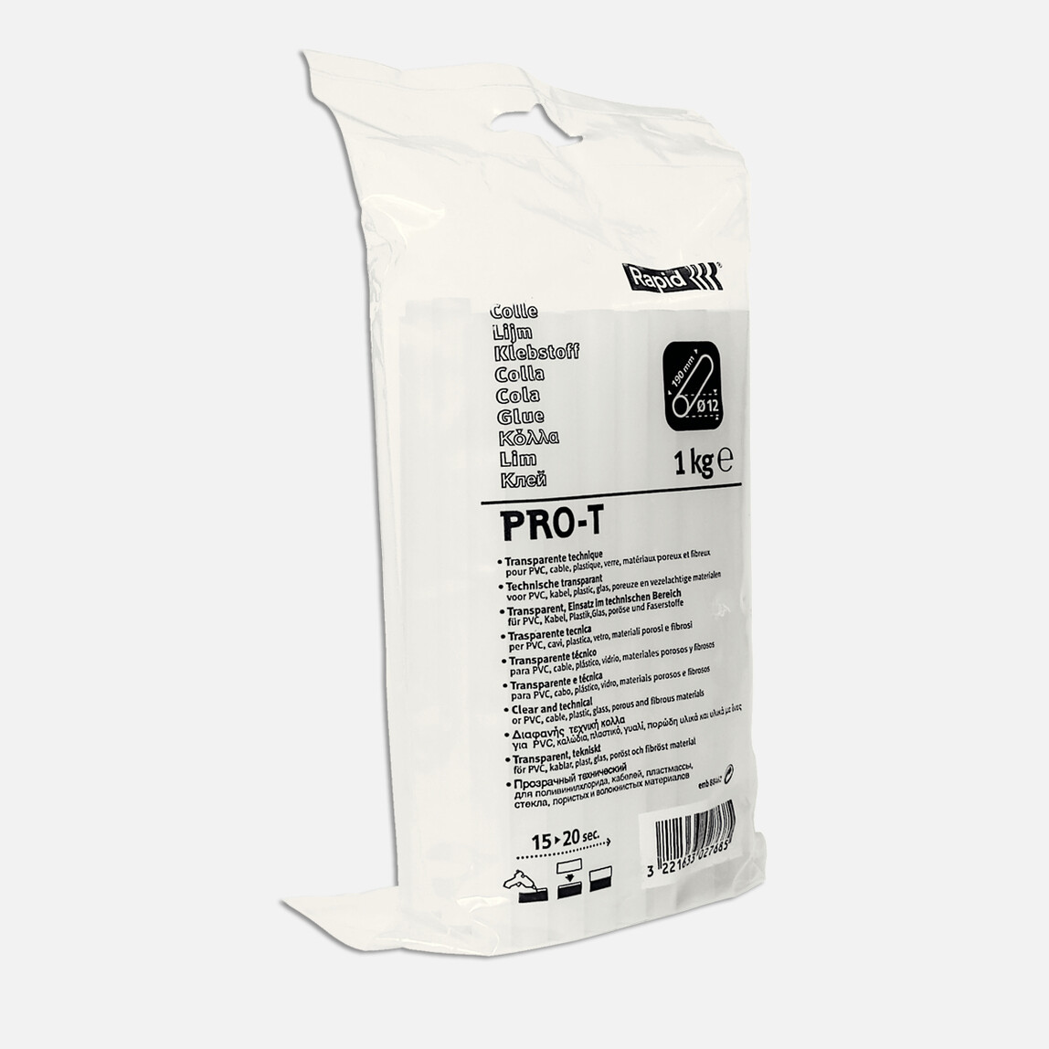    Rapid 1Kg Silikon Çubuk ProT D12X190 mm  